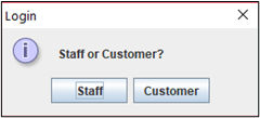 staff or customer prompt